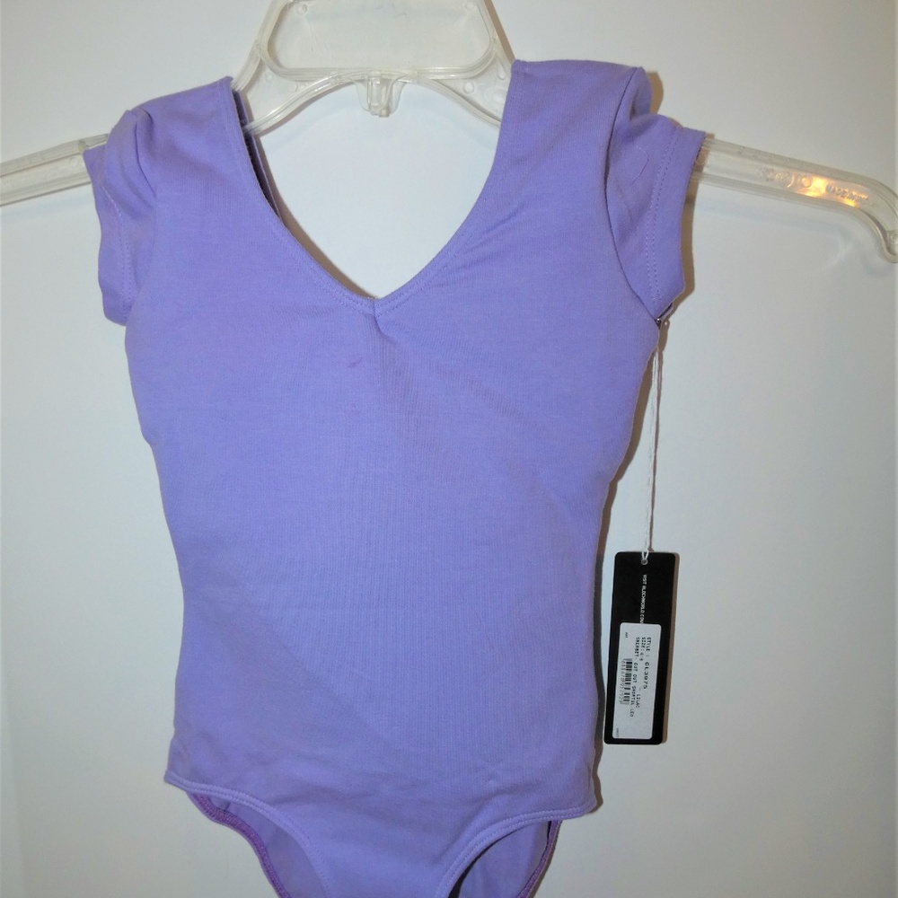 Bloch Lilac Leotard Girls Size 6X/7 NWT